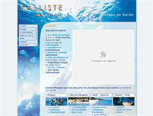 Tablet Screenshot of corsicadiving.com